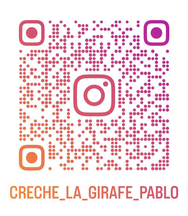 QR code Instagram de la Crèche La Girafe Pablo